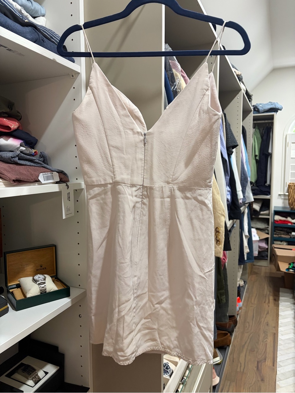 Zimmermann oyster Draped Mini Dress - Picture 3 of 4
